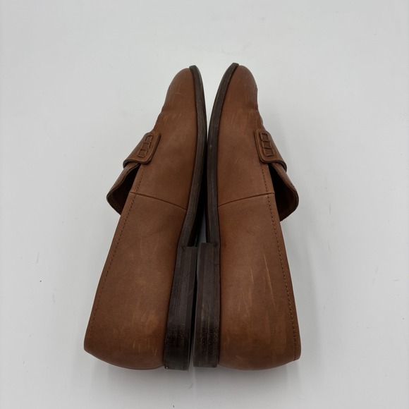 Madewell The Alex Leather Loafers English Saddle Brown Womens Size 8.5 Career - Picture 4 of 8
